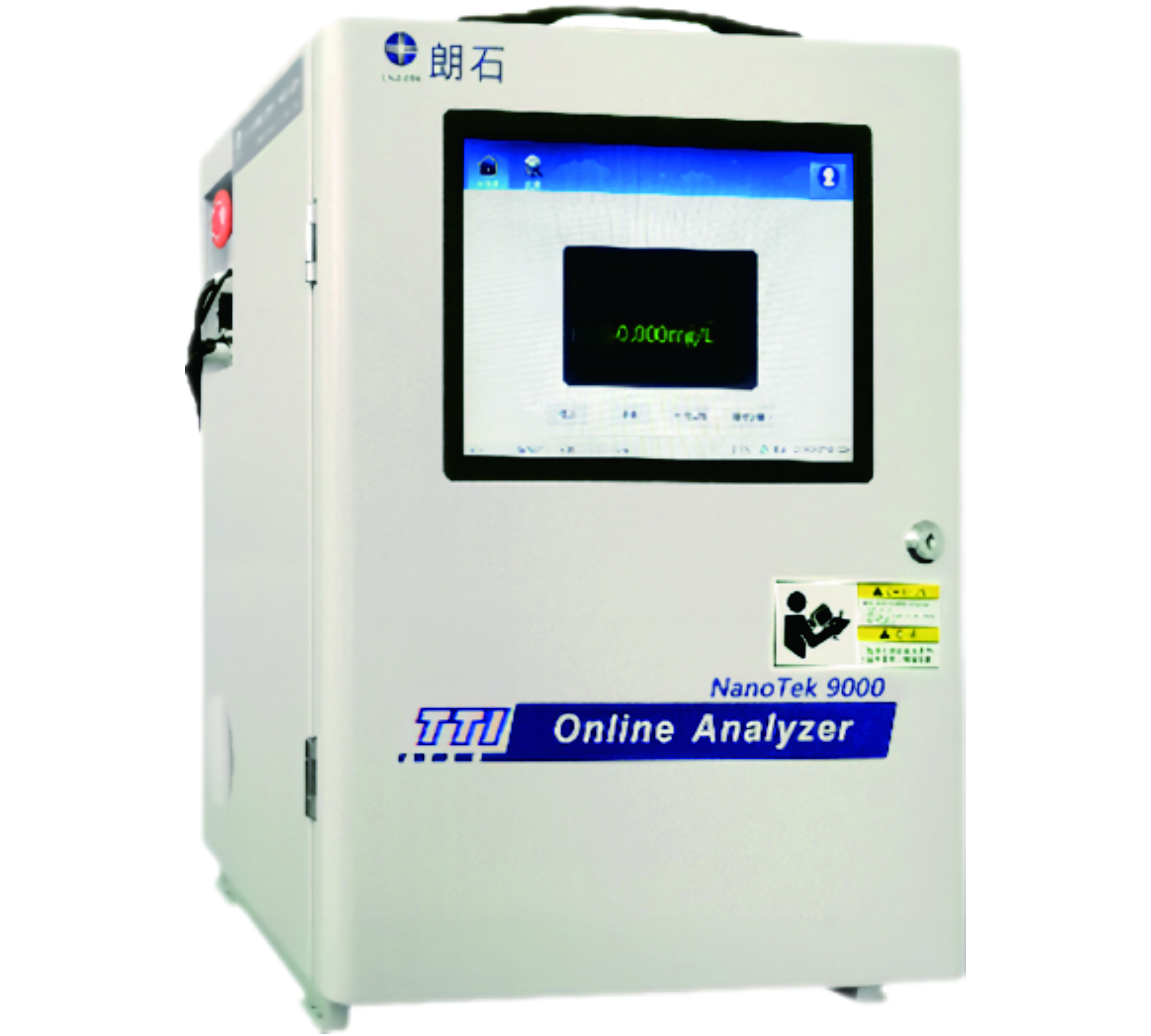NanoTek 9000 总铊在线分析仪是一款专门用于水中痕量铊重金属自动监测的仪器，它使用电化学技术中的阳极溶出伏安法原理，可连续监测水中重金属铊的含量